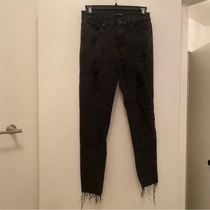 KanCan Black Skinny Jeans with Minimal Design